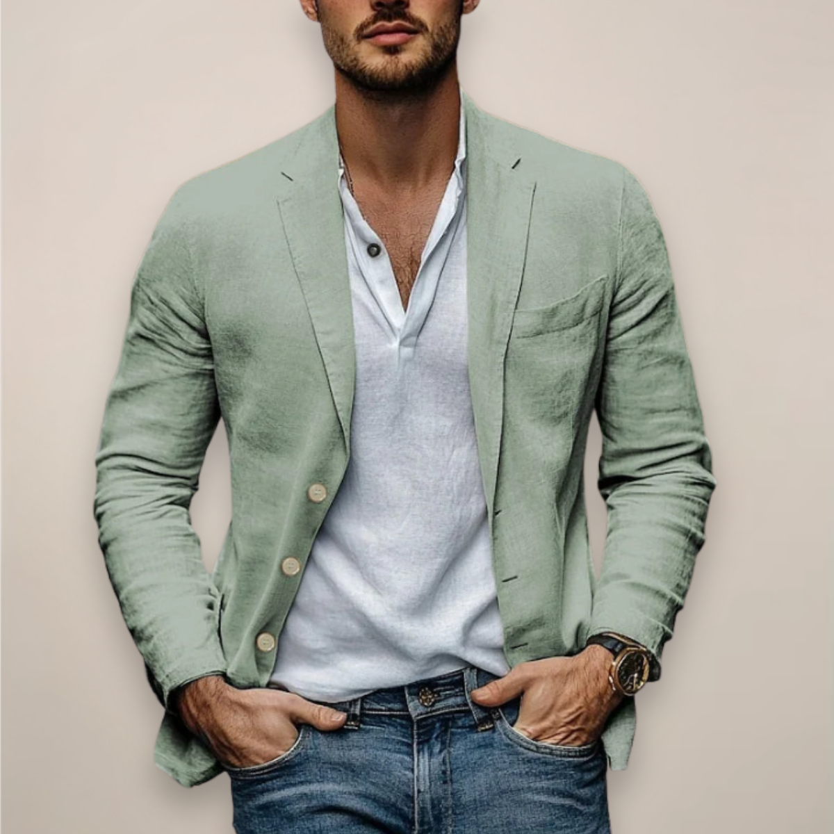 Caelviro | Men's Relaxed Summer Blazer