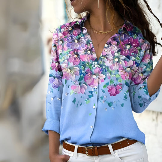 Women's Patterned Casual Blouse