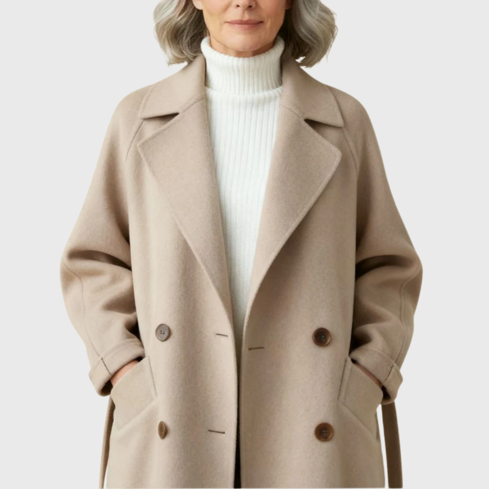 Women's Lapel Coat Button Front