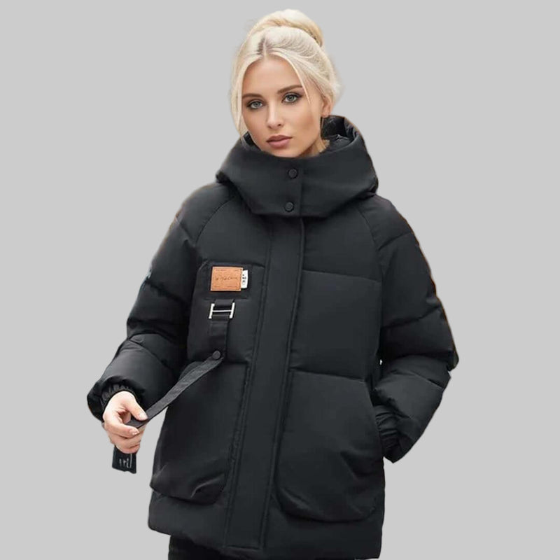 Women's Quilted Hooded Jacket