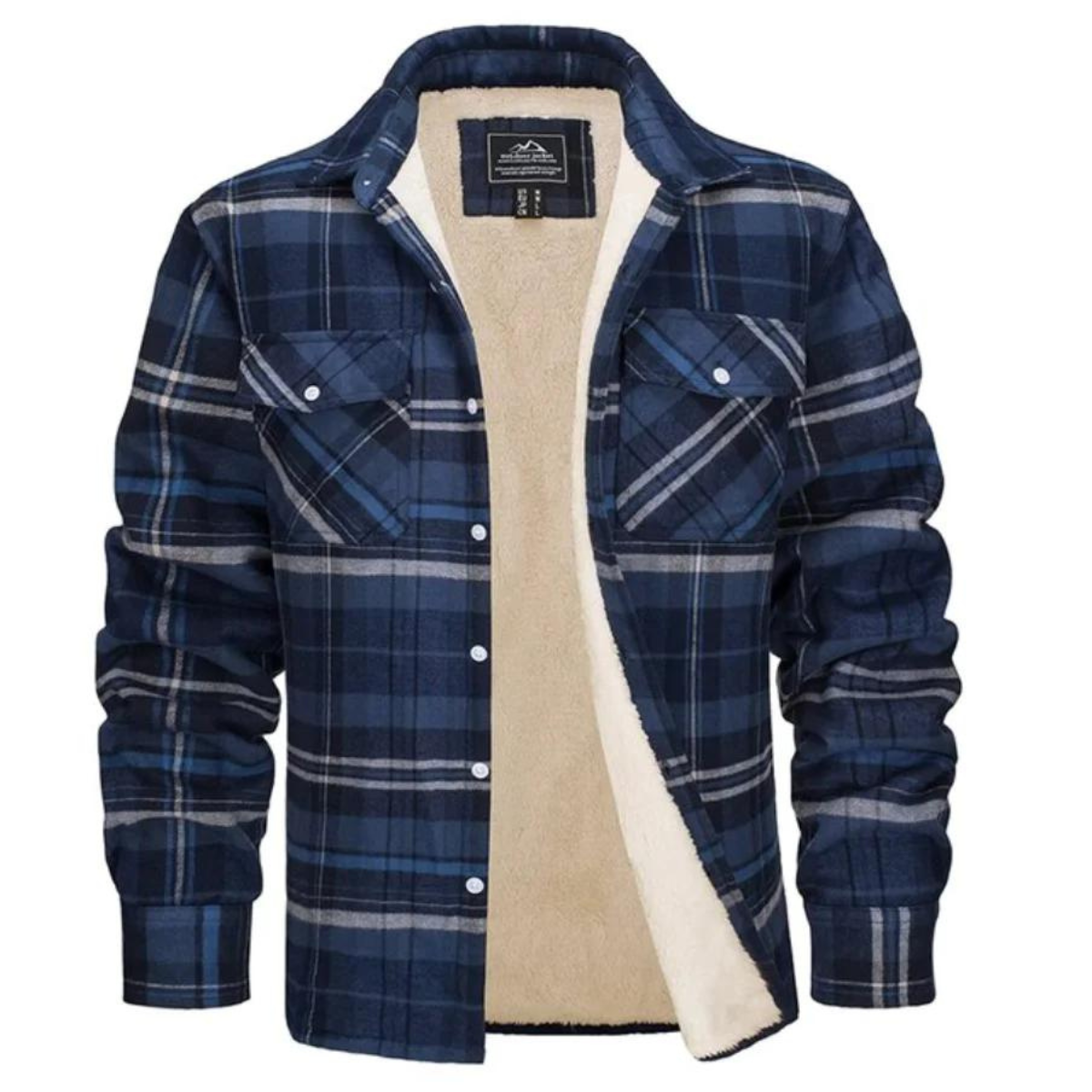 Leo | Men Spring Plaid Shirt Jacket