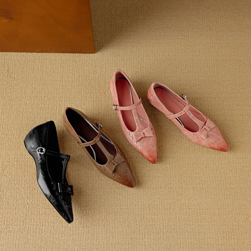 Tiara Genuine Leather Pumps