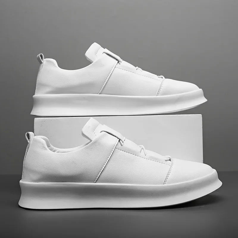 Men's Italian Leather Sneakers Marino