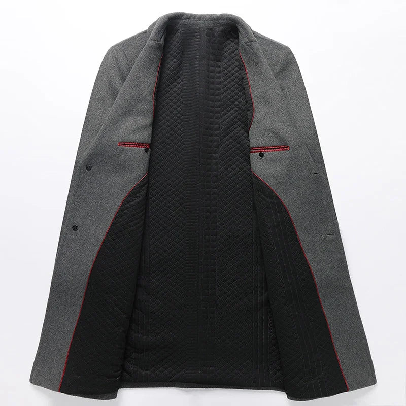 Men's Wool Blend Overcoat