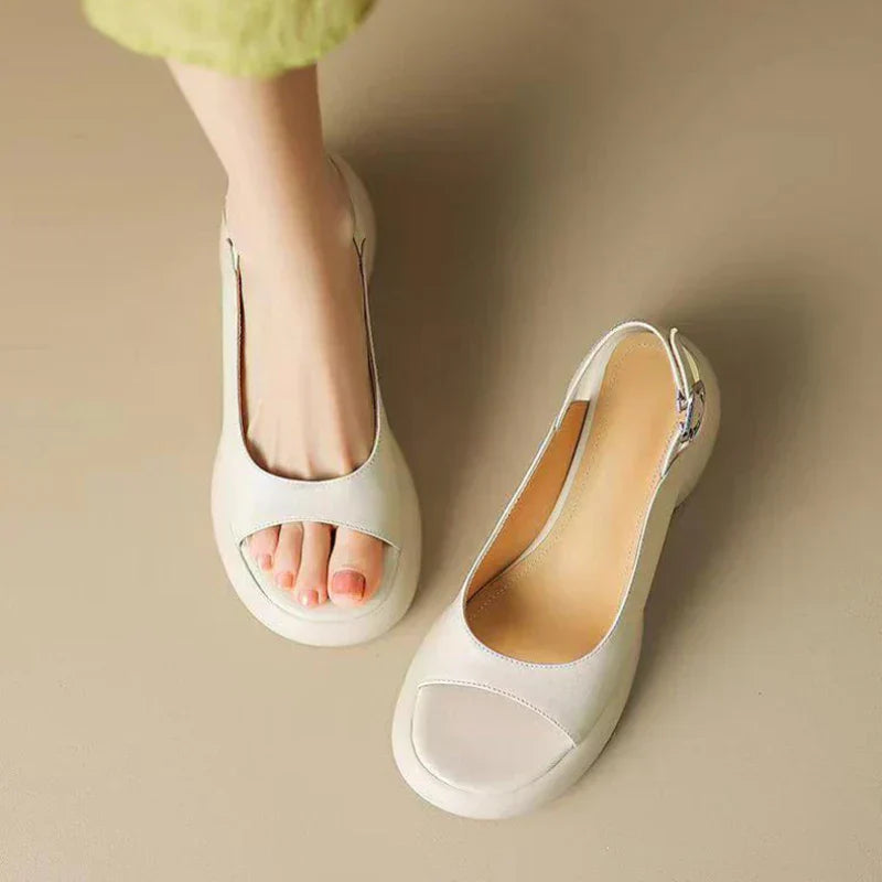 Women's Platform Flat Sandals Low Heel