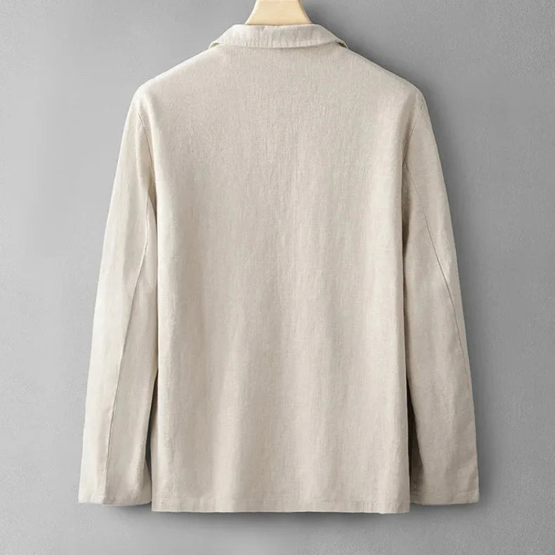 Mens Formal Linen Blazer Jacket
