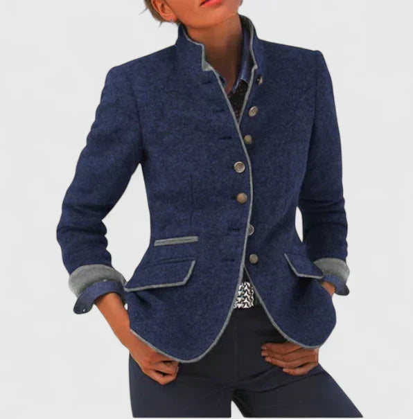Daisy | Women’s Tailored Classic Stand Collar Jacket
