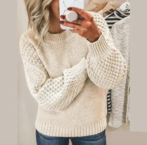 Women's Stretched Knitted Sweater