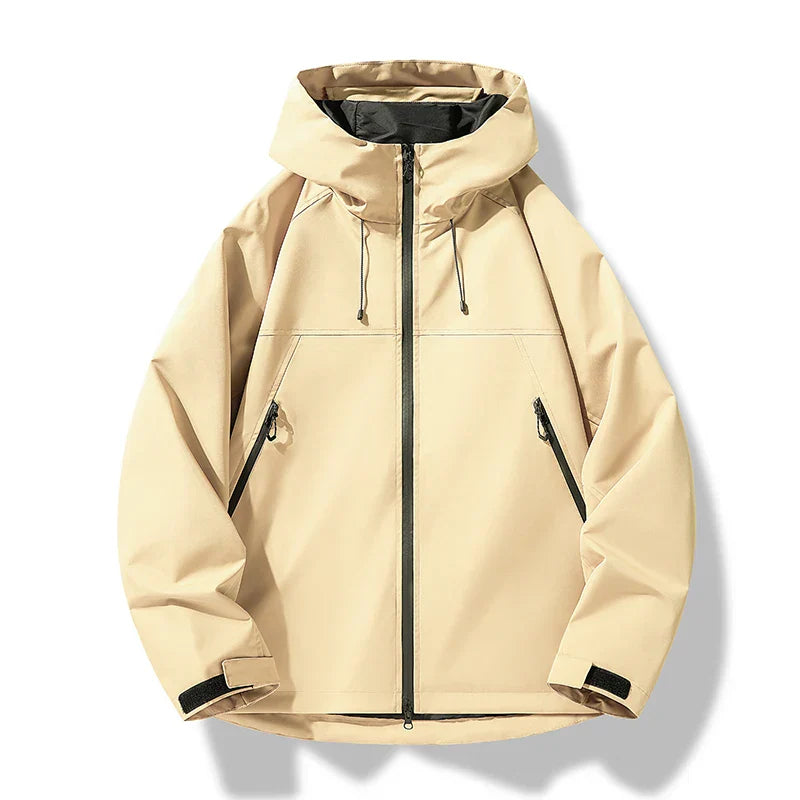 Luke | Men Spring Hooded Zip Front Jacket