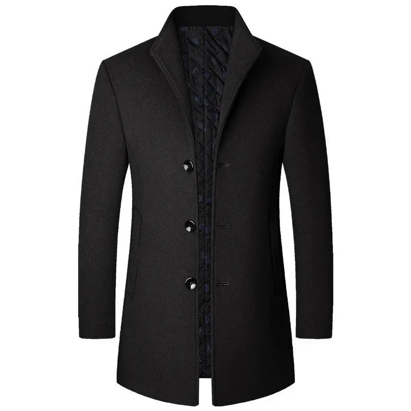Jacob | Men’s Winter Wool Coat for Cold Weather