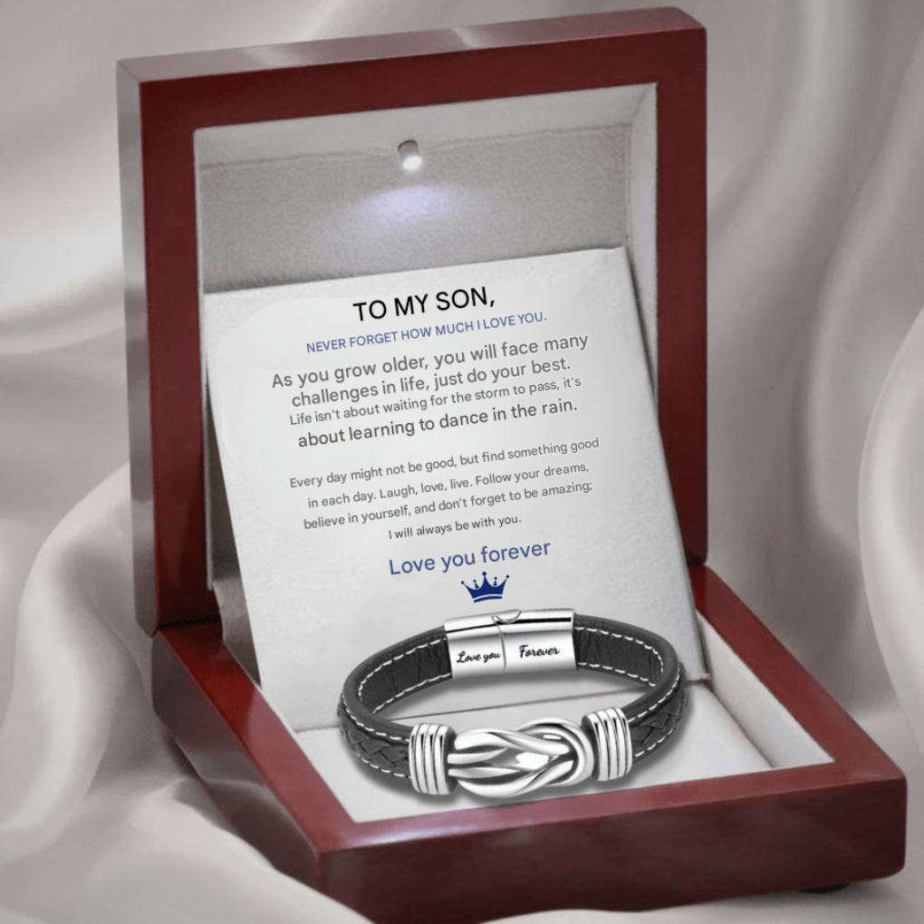 Men's Infinity Symbol Stainless Steel Bracelet