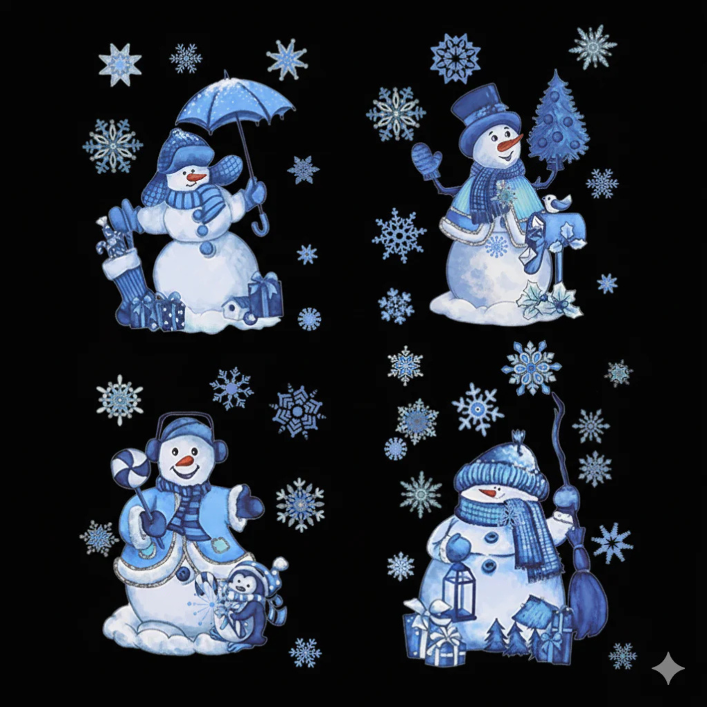 Window Wall Sticker Set