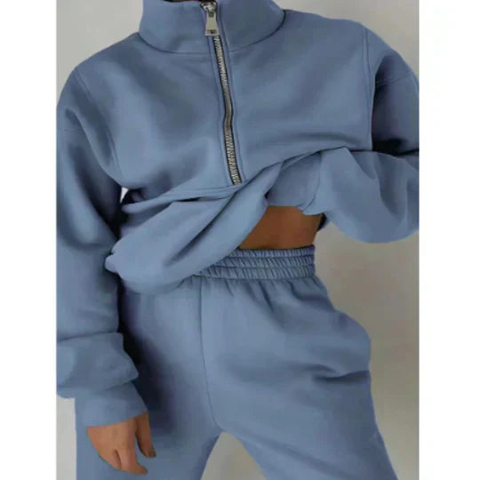 Elsiem Women's Zipper Tracksuit