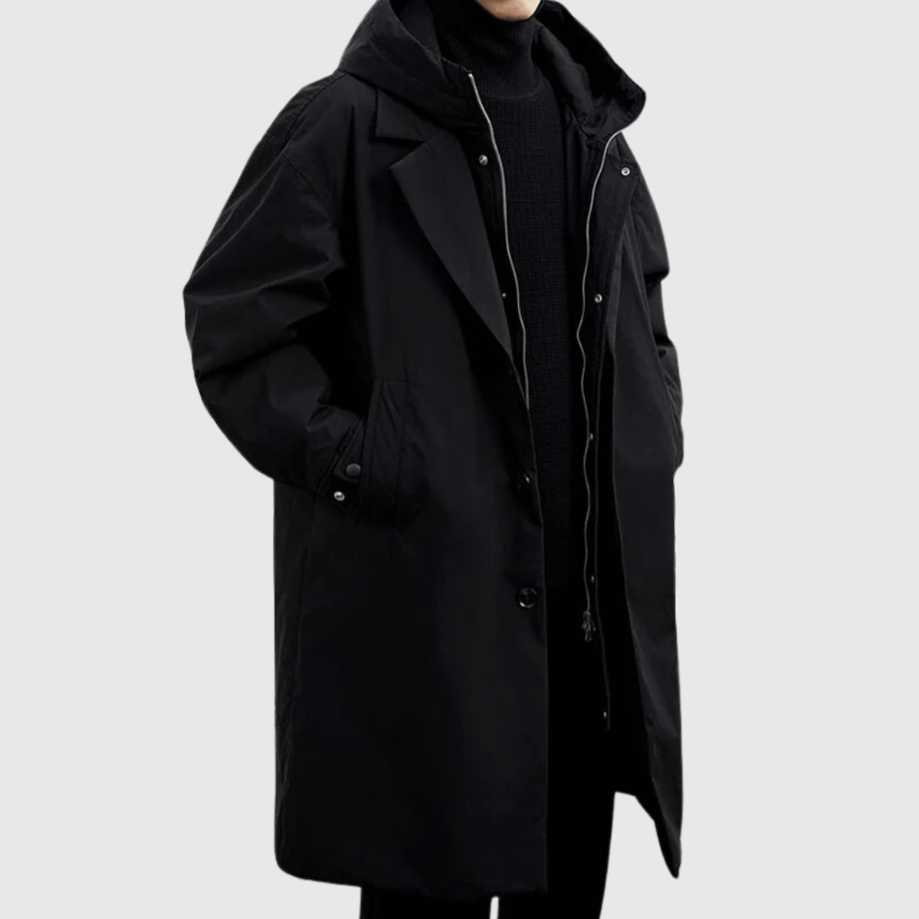 Dallas | Men Winter Hooded Long Coat