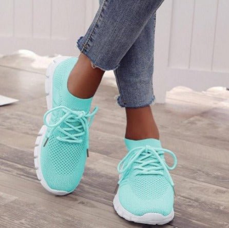 Women's Lightweight Running Sneakers Lace-Up Sneakers