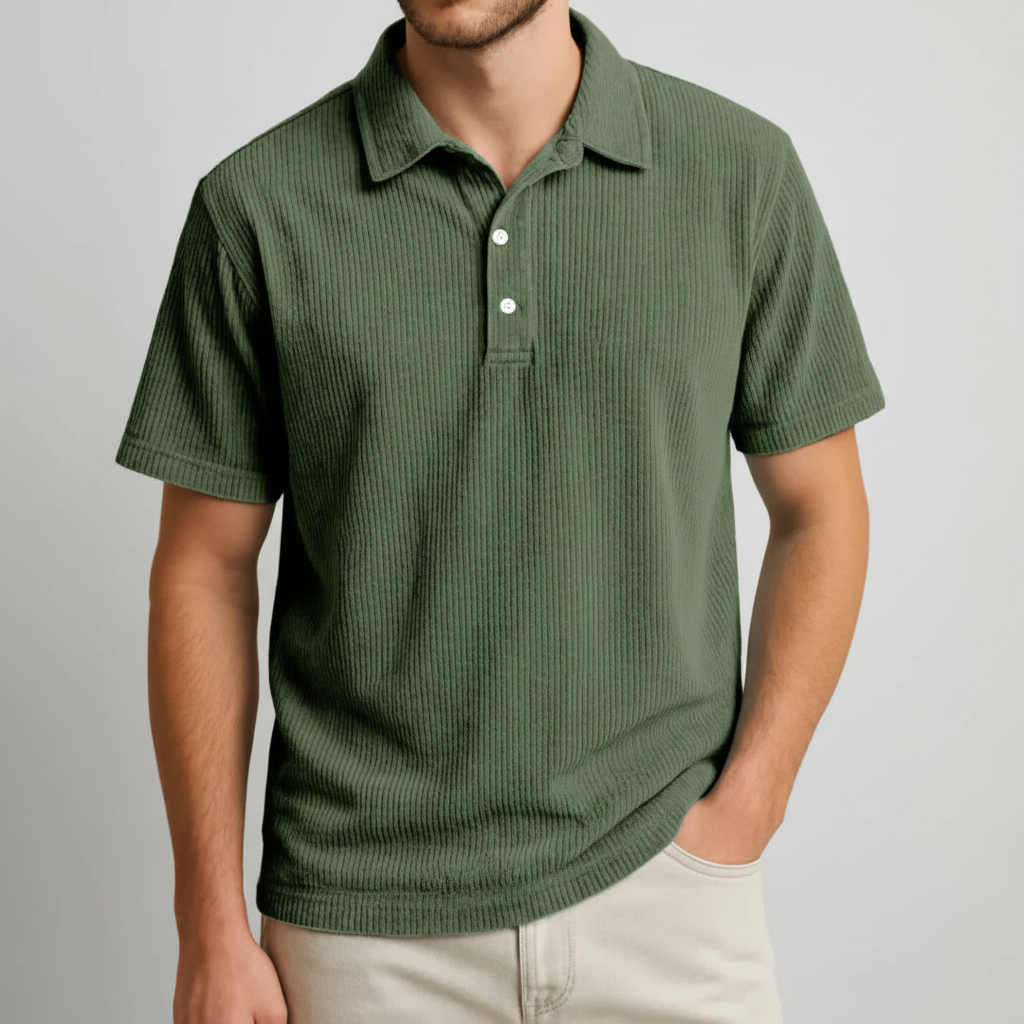 Men's Polo Shirt Short Sleeve Cotton
