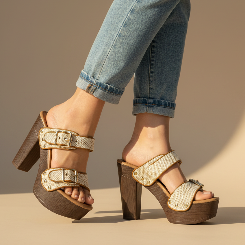 Larissa Women's High Heels Comfortable Buckle