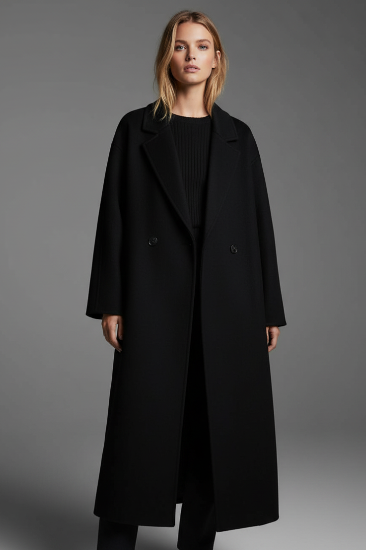 Women's Long Coat Lapel Collar
