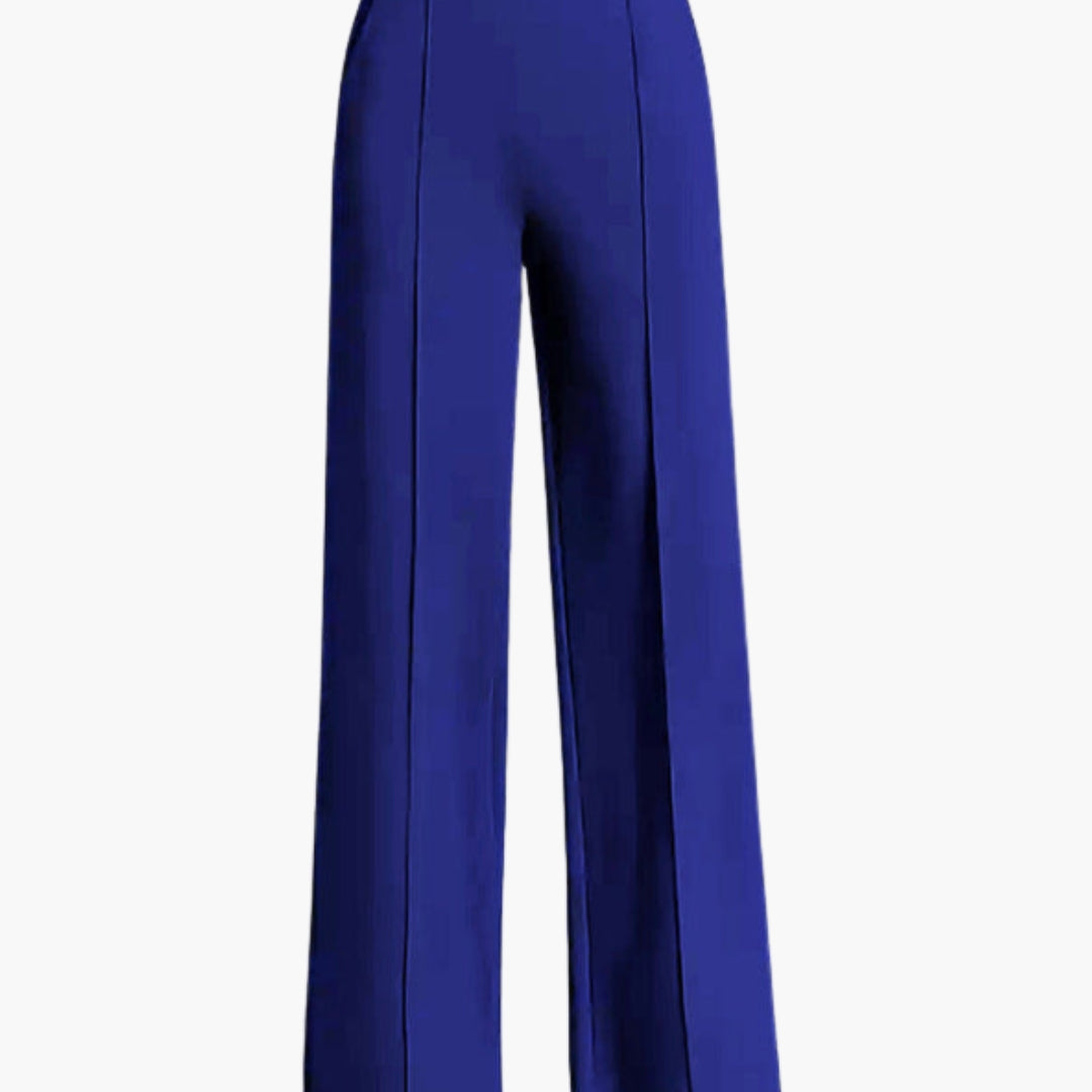 Women's High Waist Palazzo Pants Side Pleated