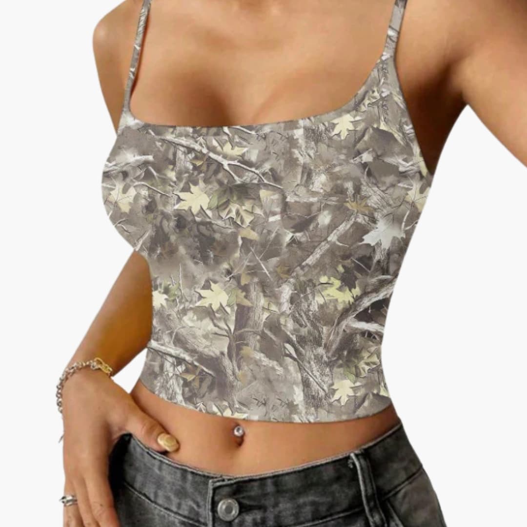 Women's Camouflage Sleeveless Lightweight