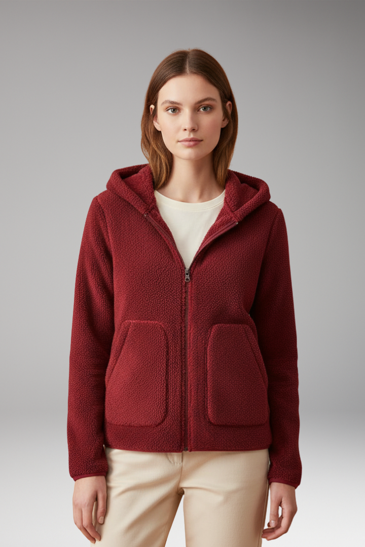 Women's Fleece Jacket Full Zip Hooded
