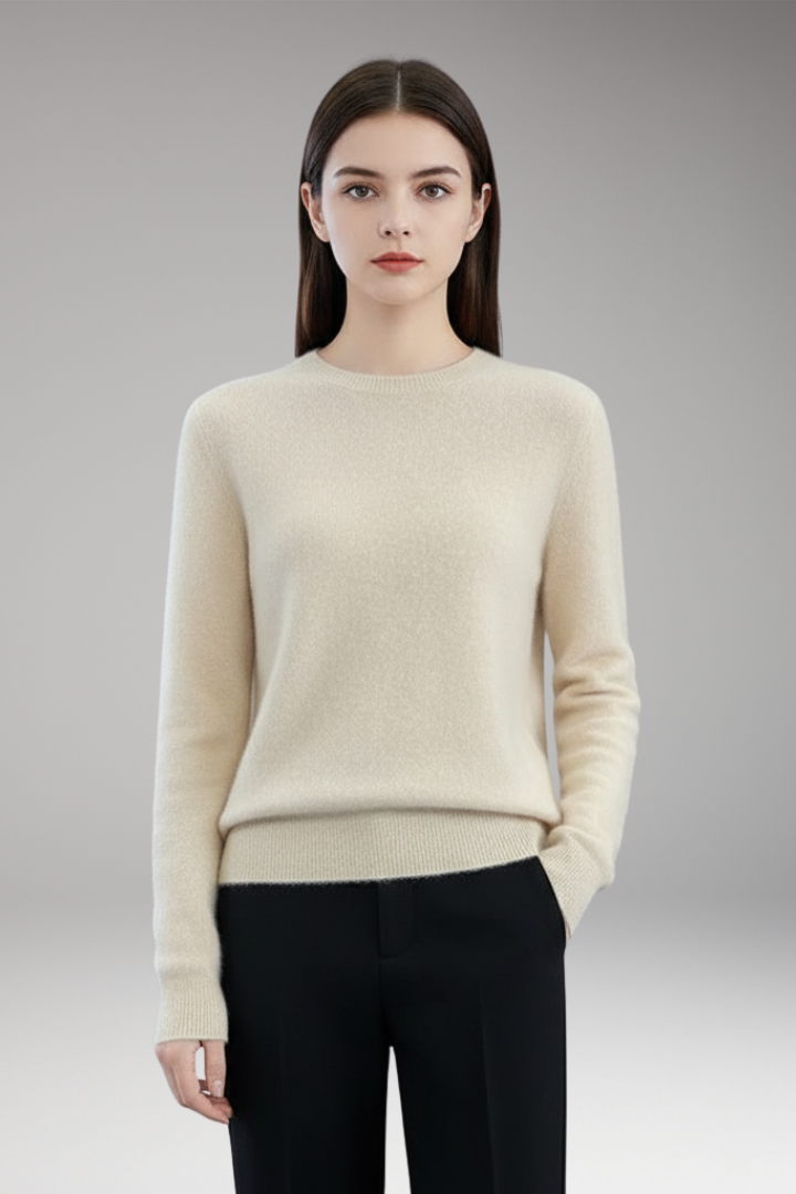 Women's Round Neck Sweater Plain