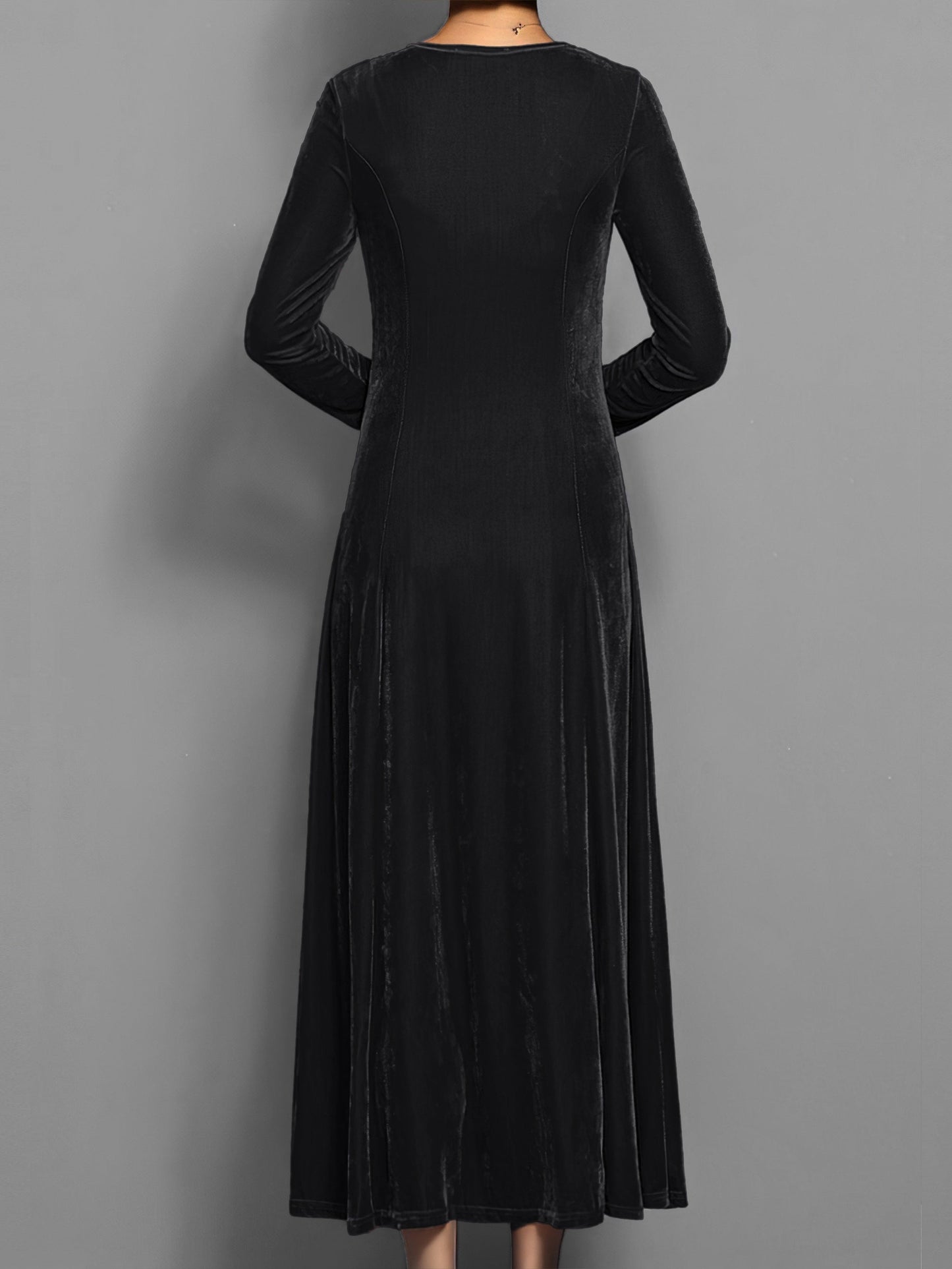 Women's Soft Velvet Dress