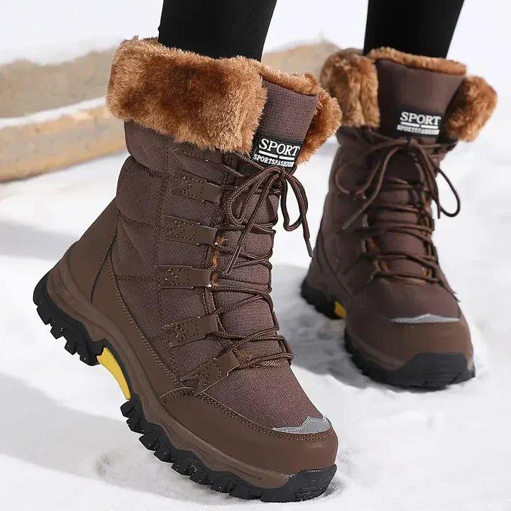 Women's Lace-Up Winter Snow Boots