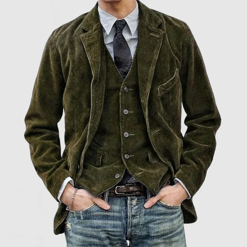 Men's Classic Vintage Blazer Modern Style