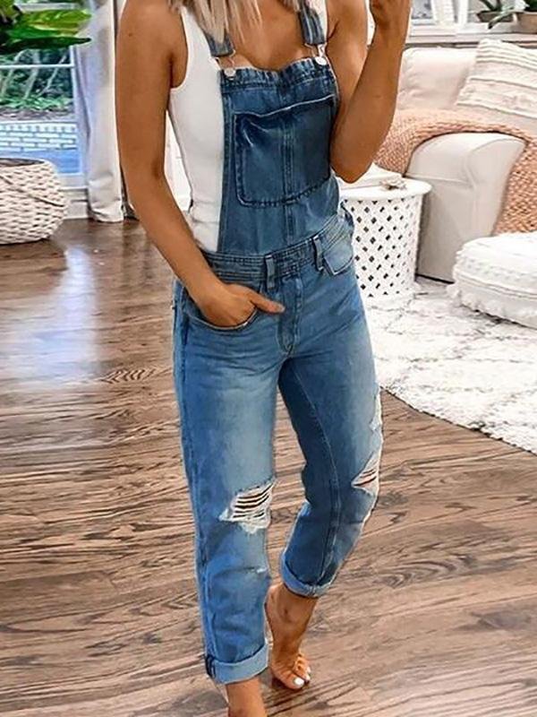 Urban Chic Women's Denim Jumpsuit