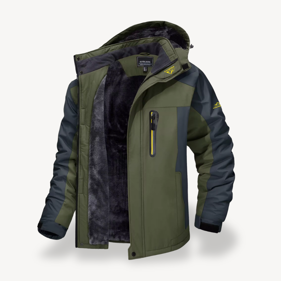 Alberto Men's Waterproof Fleece Jacket