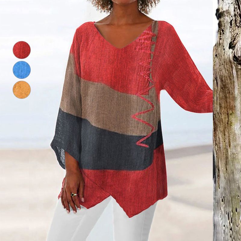 Women's Long V-Neck Shirt