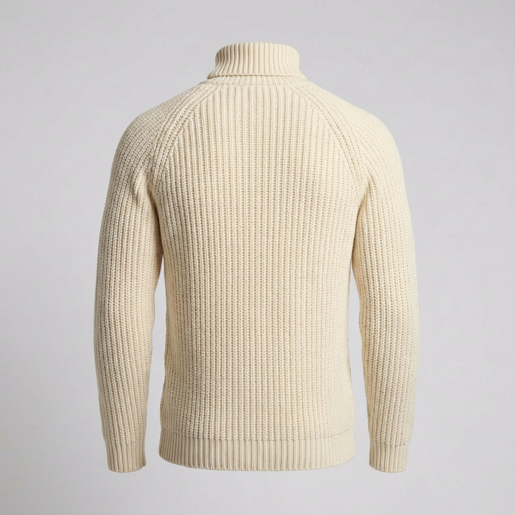 Men's Turtleneck Knit Sweater