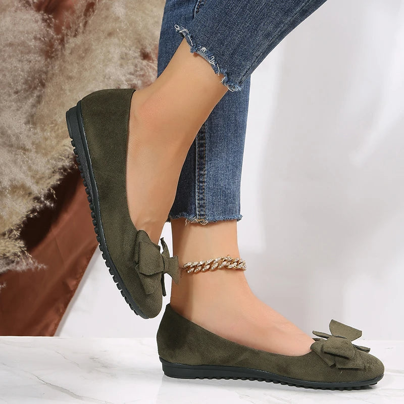 Ariana | Women’s Spring Bow Ballet Flats