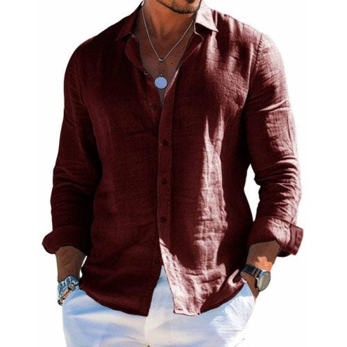 Owen | Men’s Spring Casual Button Front Shirt