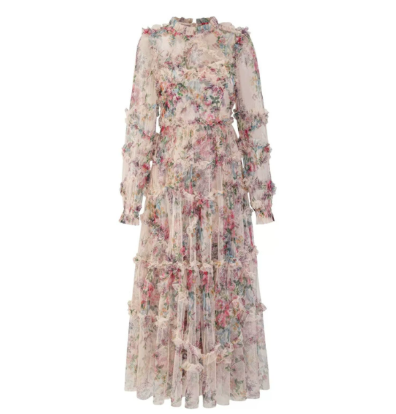 Women's Long Sleeve Midi Dress - Fashinoza