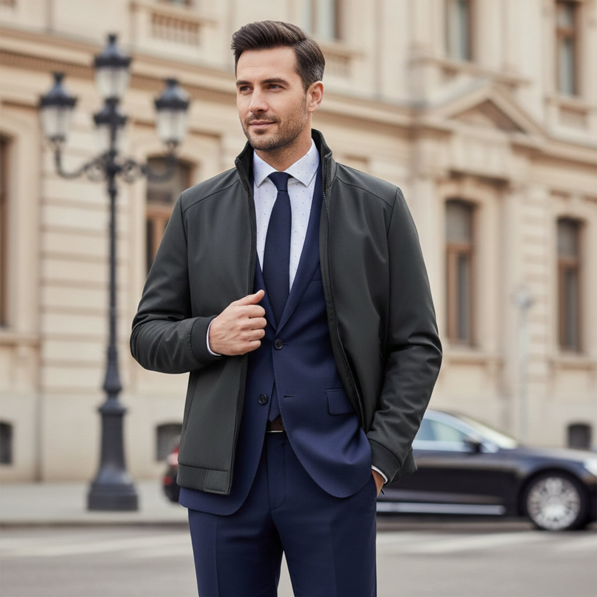 Men's Warm Fleece Lining Jacket