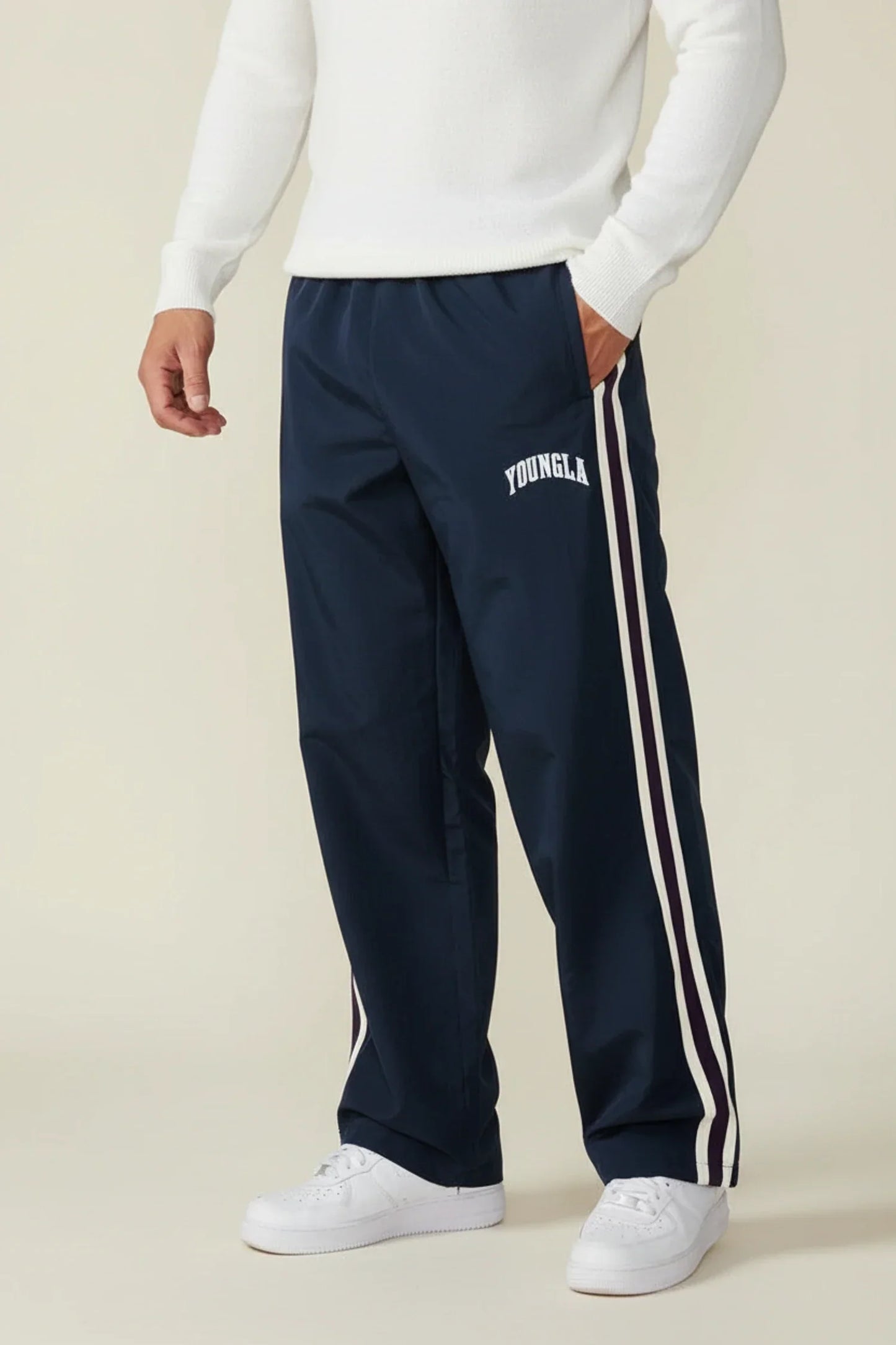 Noah | Men's Spring Side Stripe Track Pants
