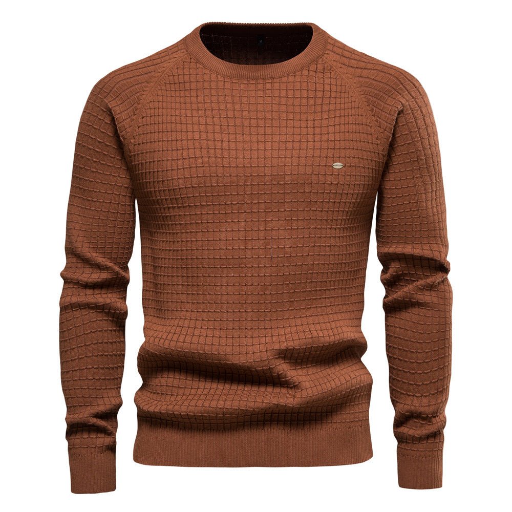 Julian | Men Spring Textured Crewneck Sweater