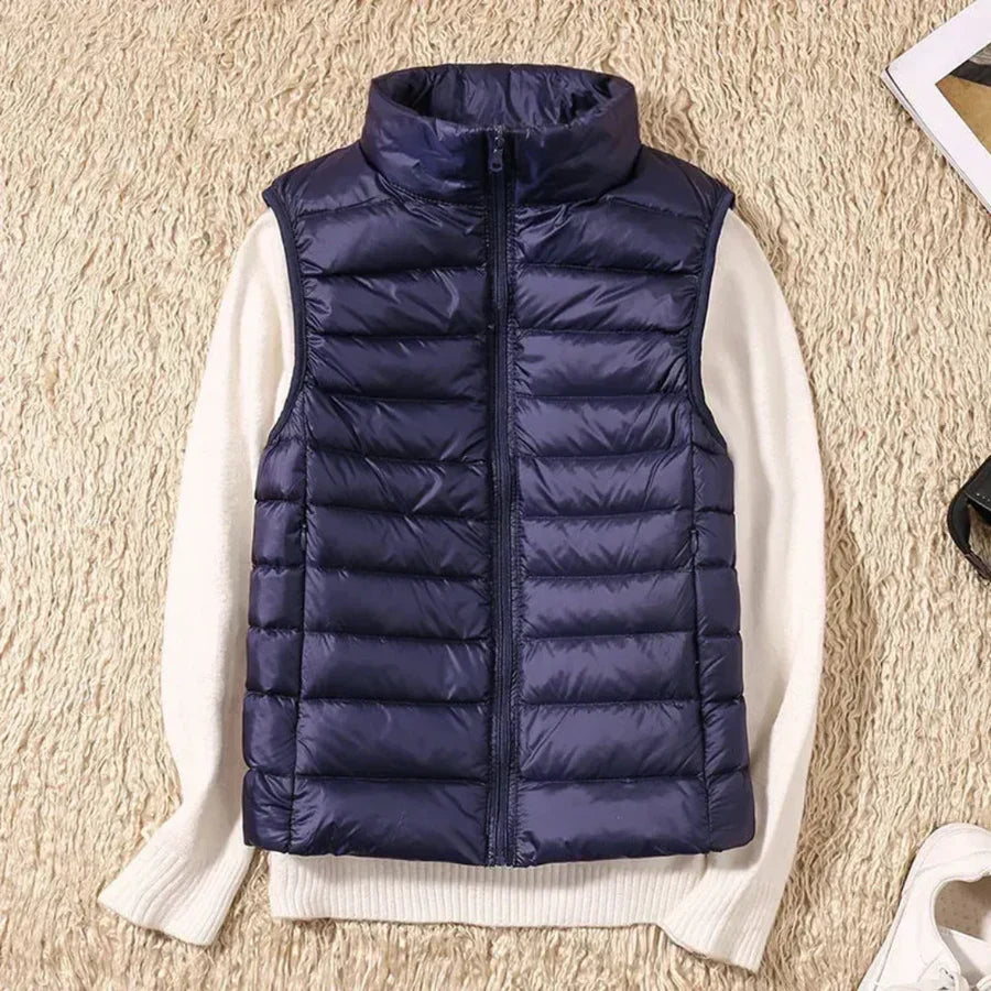 Women's Windproof Body Warmer Zip Up