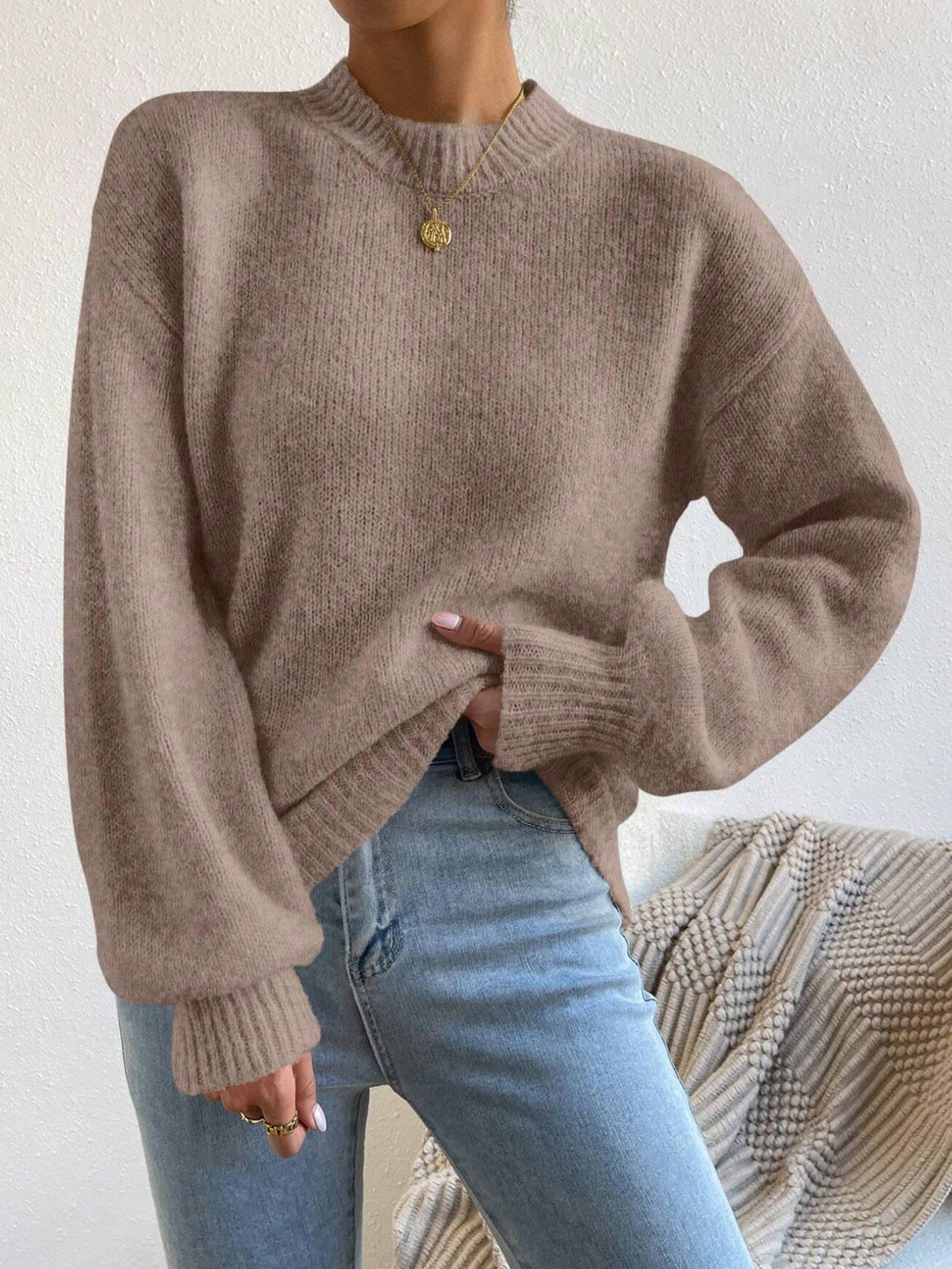Image of Sally | Women's Relaxed Fit Crew Neck Sweater