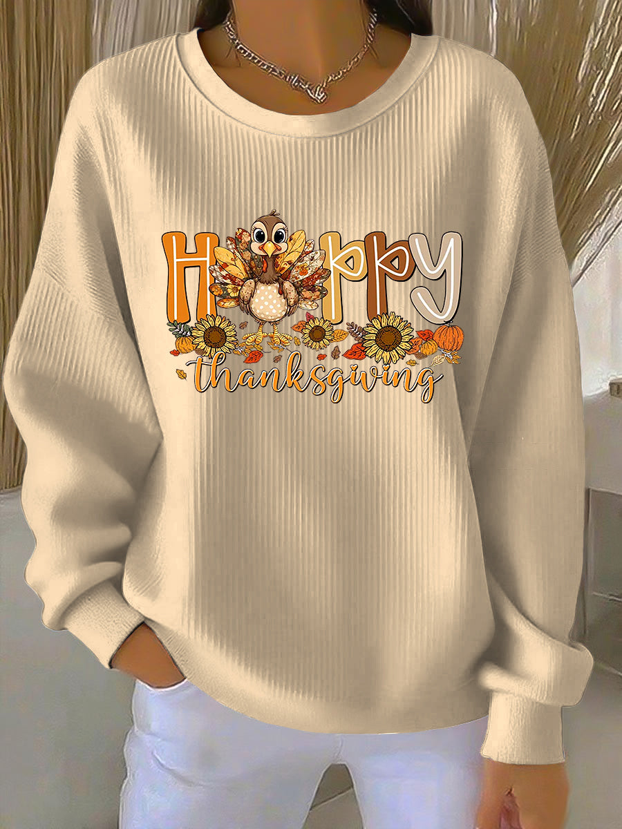 Women's Grateful Turkey Pullover - Fashinoza