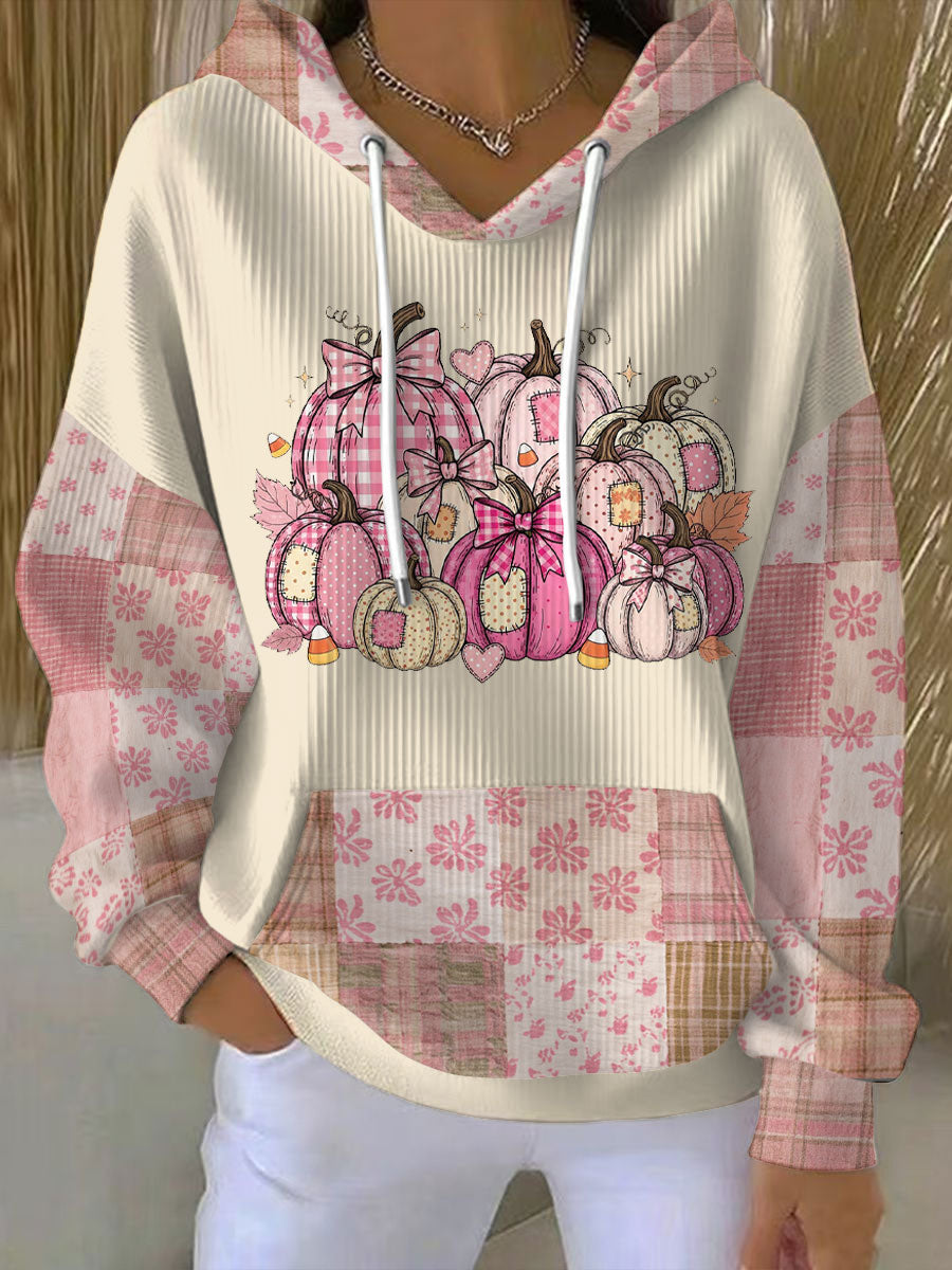 Women's Patchwork Hoodie - Fashinoza