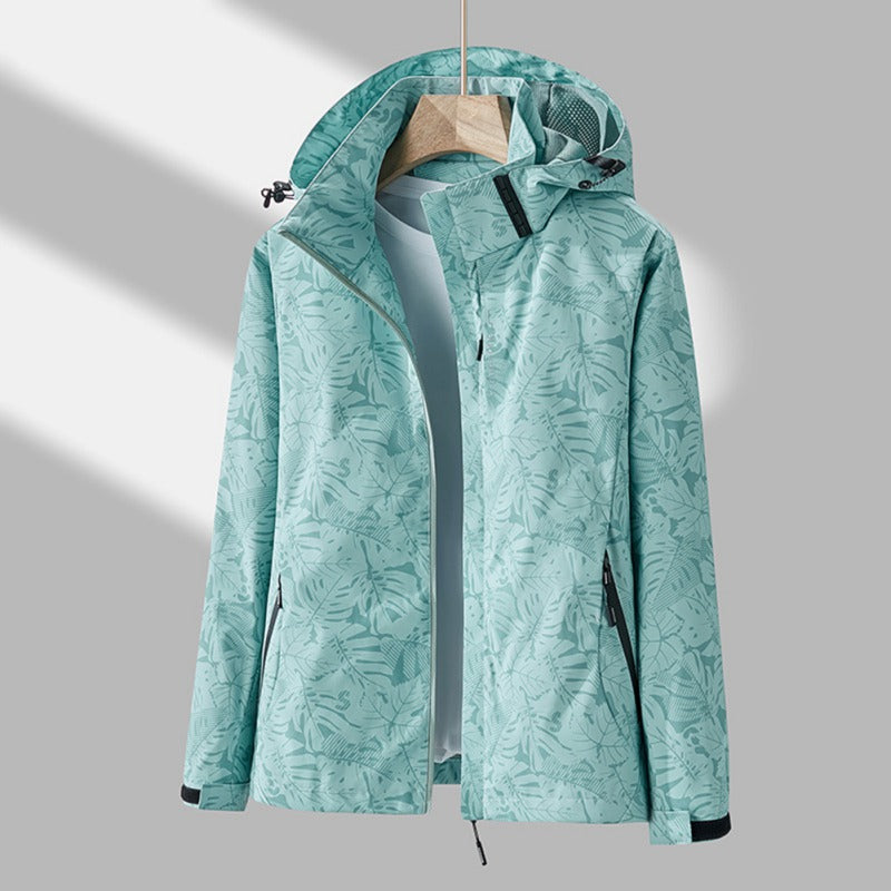 Women's Waterproof Hooded Jacket Lightweight Windproof