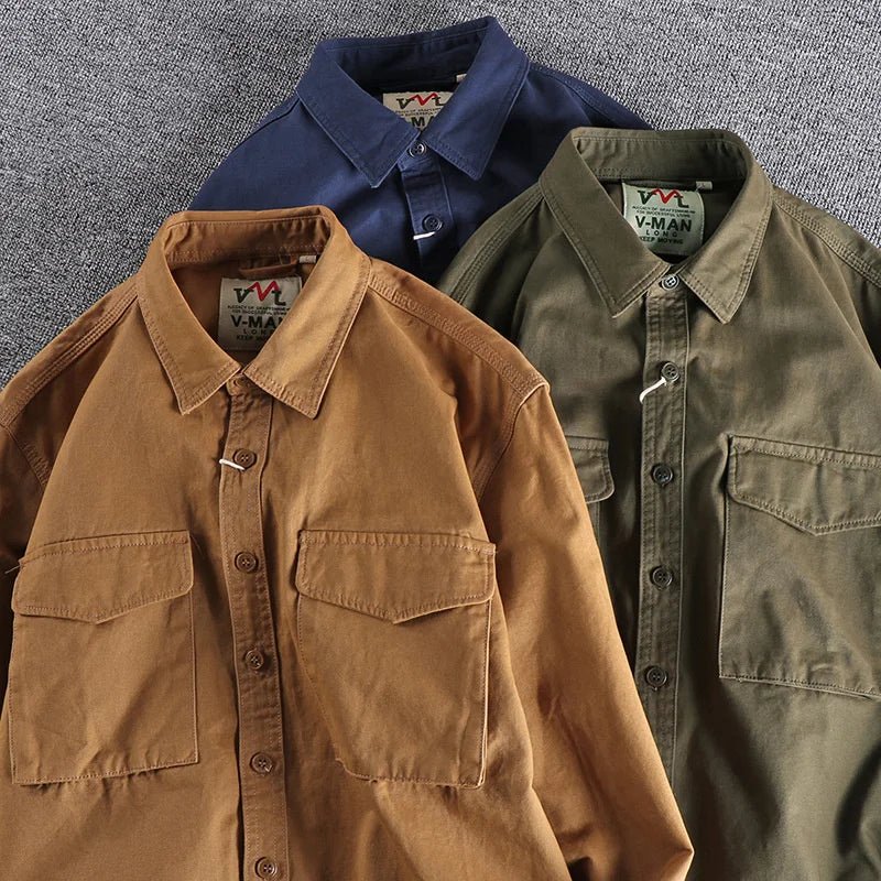 Image of Tyler | Men's Long Sleeve Utility Shirt