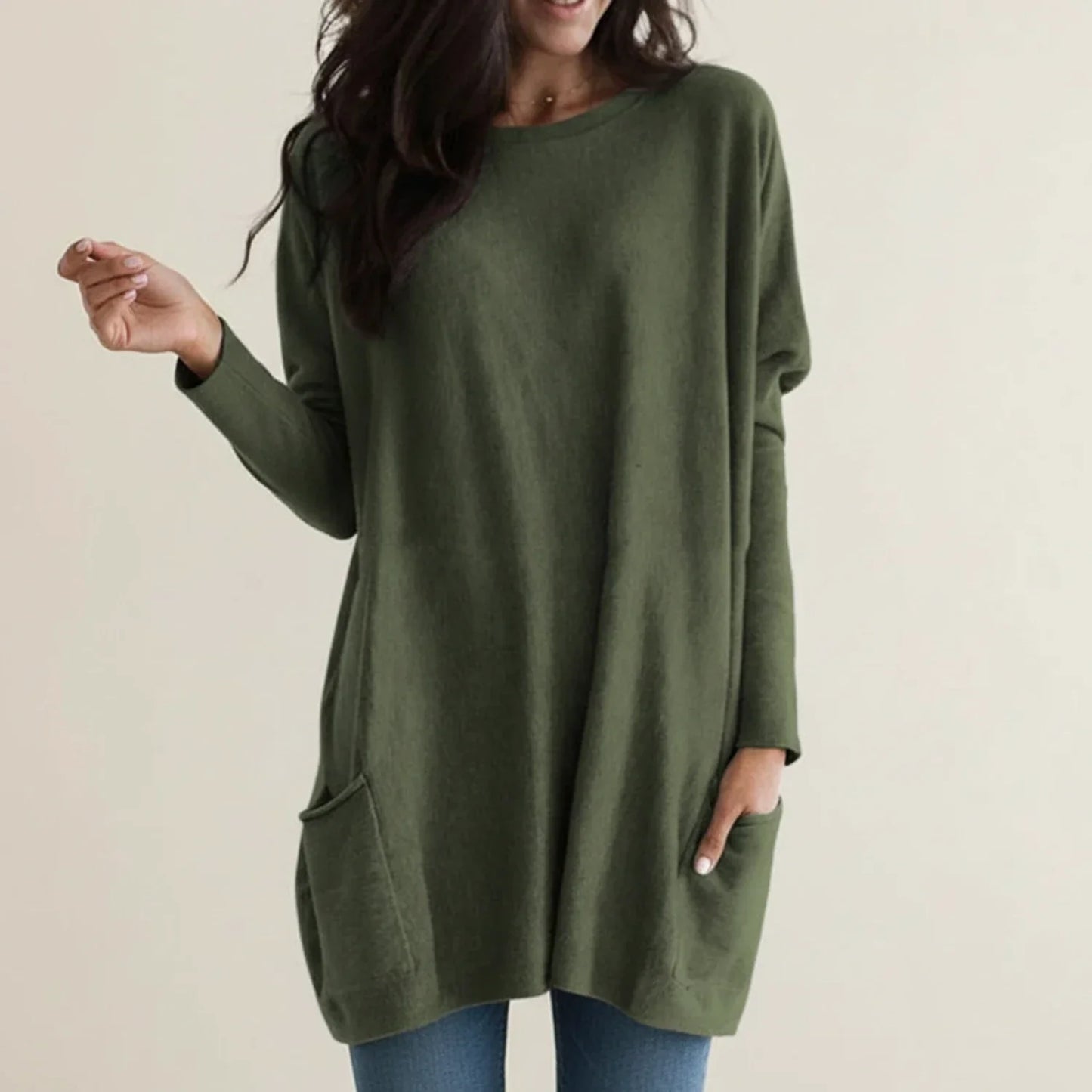 Faith | Women Spring Long Sleeve Tunic Top