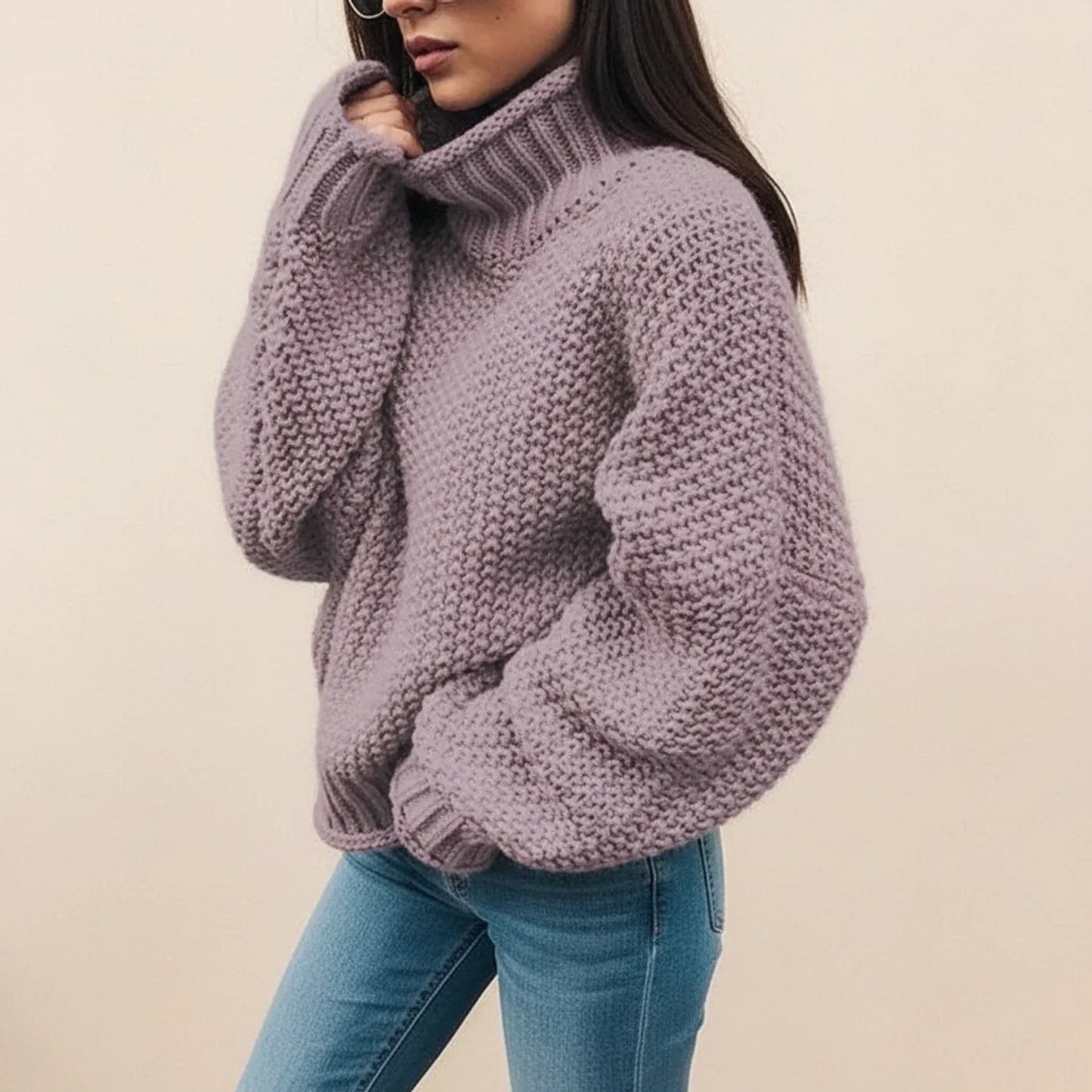 Dakota | Women Spring Turtleneck Knit Sweater
