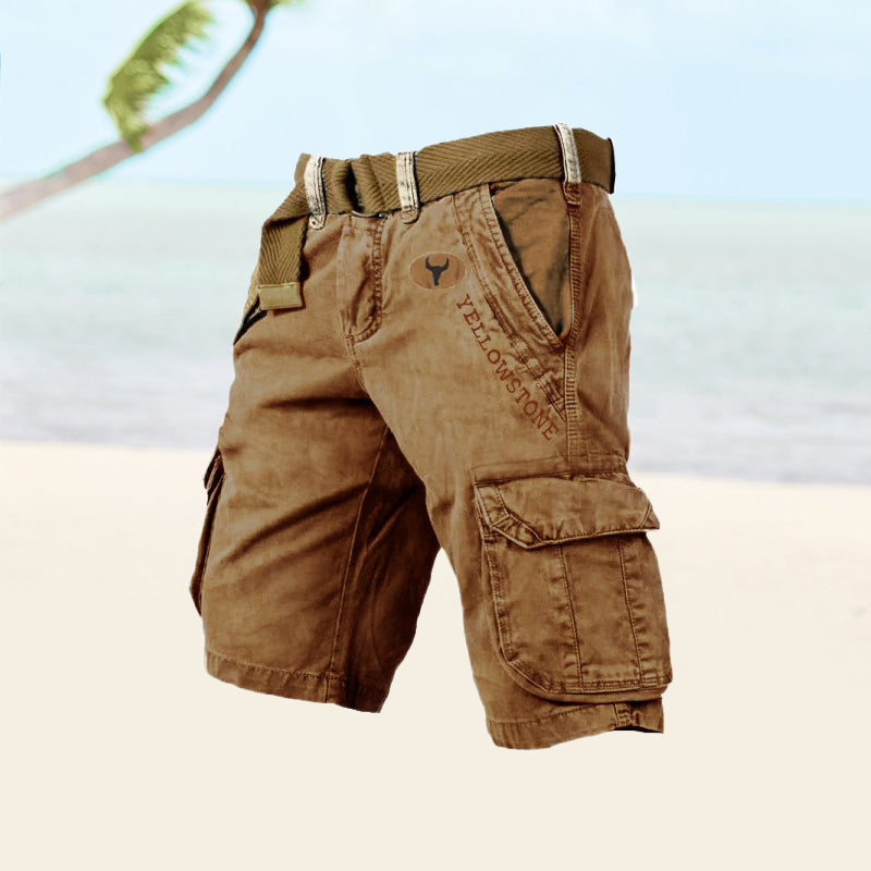 Luke | Men Summer Cargo Pocket Shorts