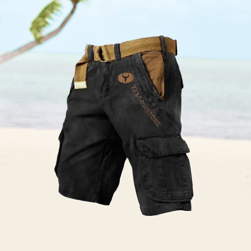 Luke | Men Summer Cargo Pocket Shorts