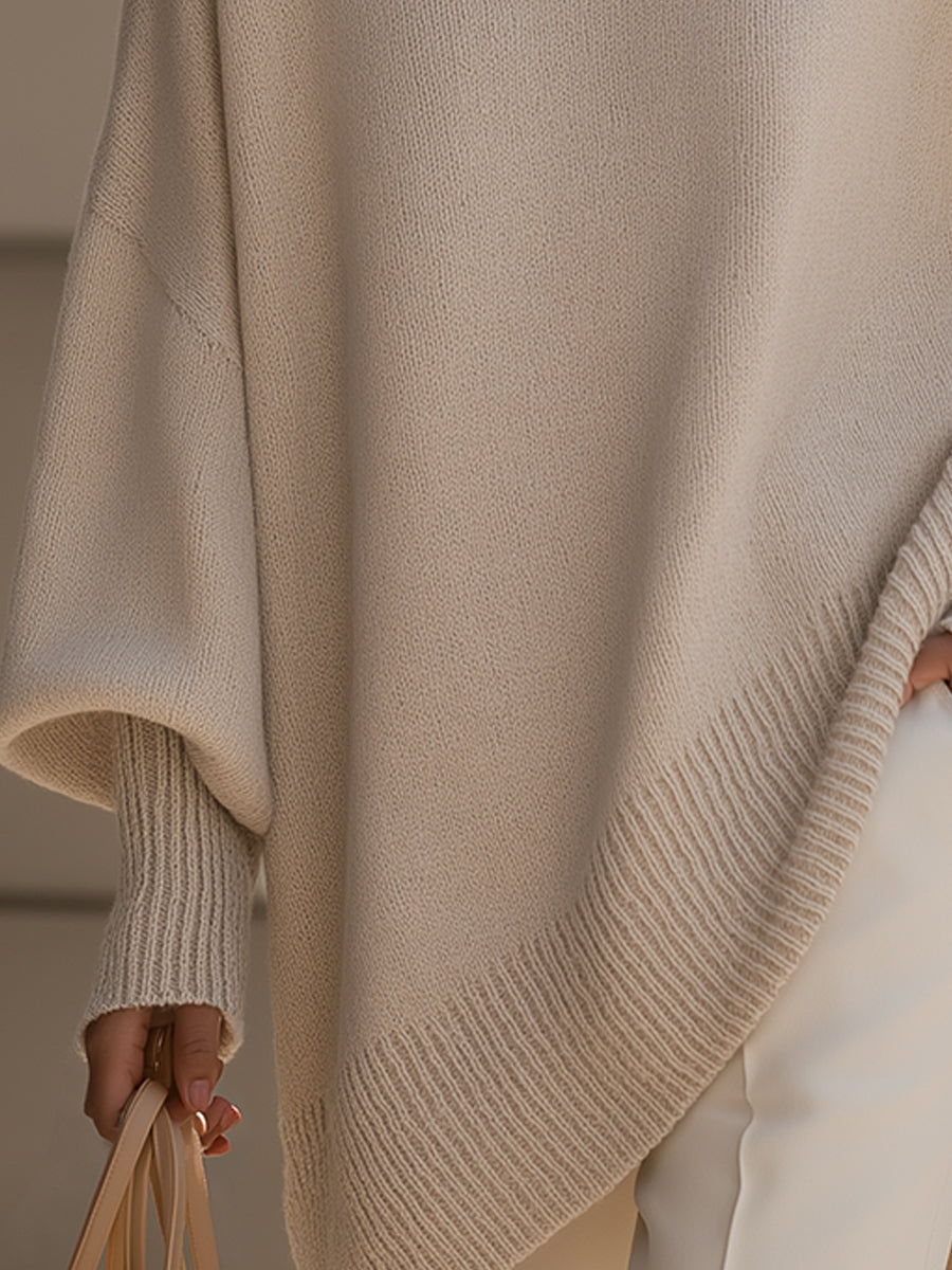 Women's Oversized Poncho Sweater